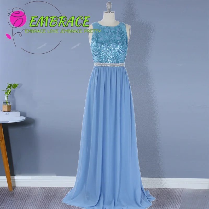 Европейское и американское вечернее платье с вышивкой жемчугом женское