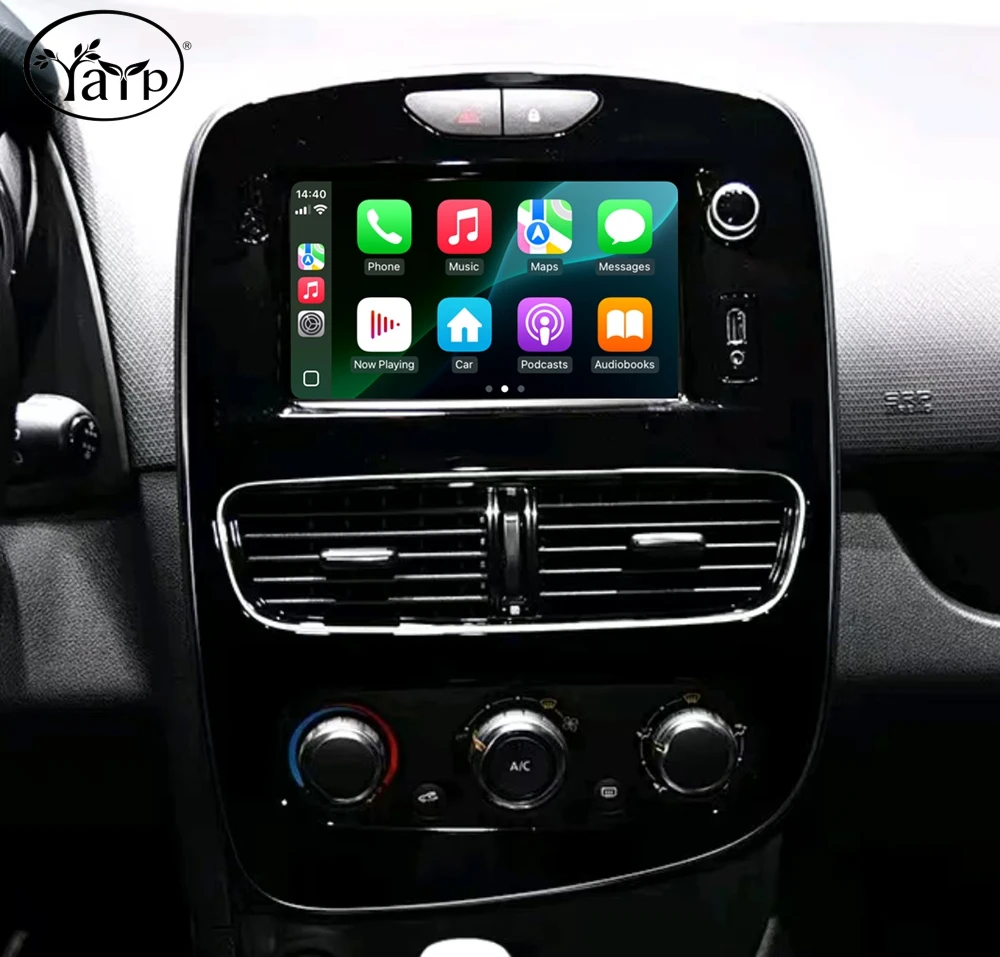 Фото Автомагнитола YAYP Android для Renault Clio IV Clio 4 2012-2019 с беспроводным CarPlay, Android Auto, GPS-навигацией и мультимедийным плеером №3