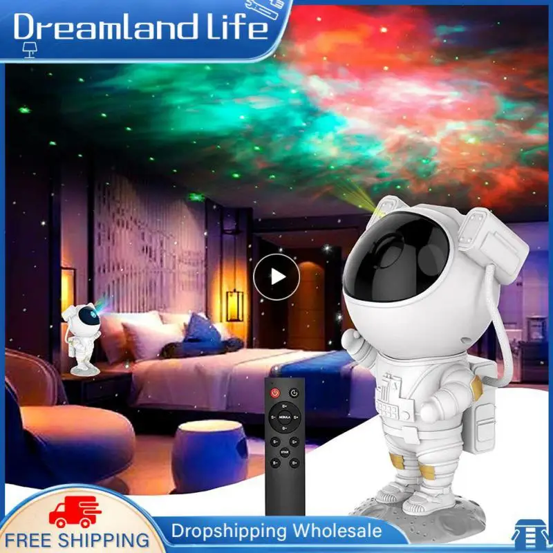

1/2/3PCS Astronaut Projector Night Light Galaxy Star Starry Sky Night Lamp with Remote Control Home Bedroom Decorative