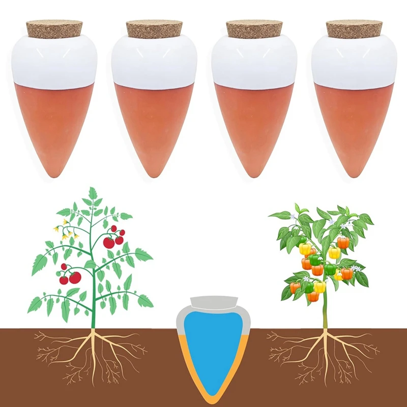 4 шт. баночки для полива растений 16 унций