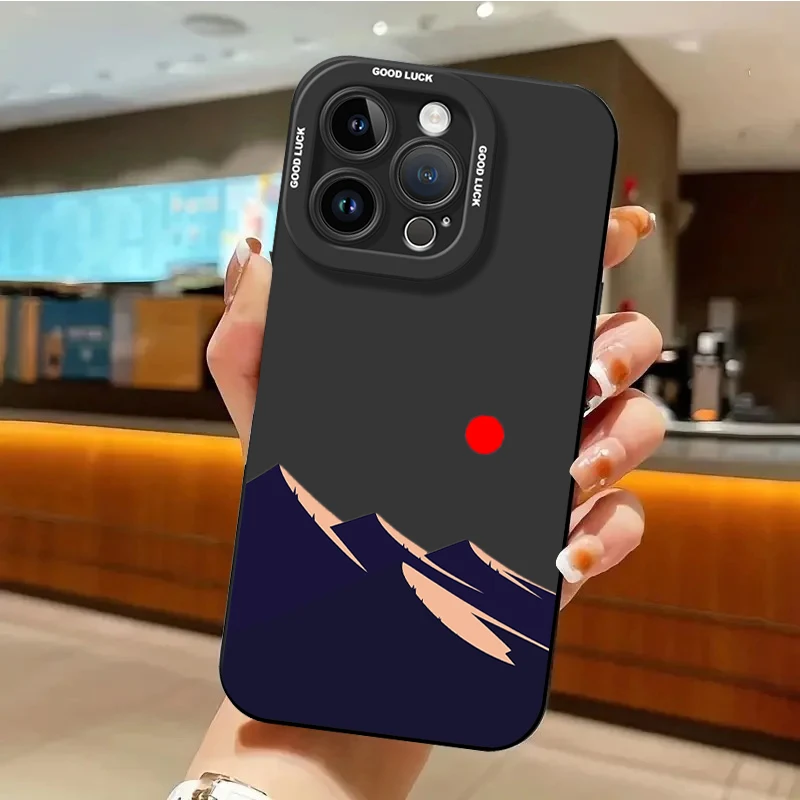 Sunrise Dongshan для iPhone 16 Pro Max 15 P ro 14 Plu s 13 Ma x 12 Mini 11 XS Xr 8 7 Plus Мягкий чехол из ТПУ телефона