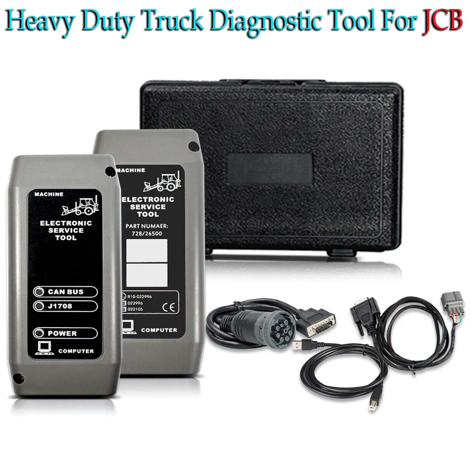 

ECUTOOL For JCB Heavy Duty Truck Diagnostic TOOL For JCB Electronic Service tool with JCB Service Master 4 Diagnostic Software