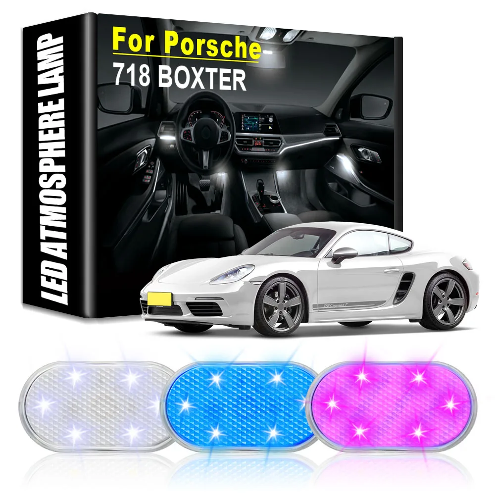 

Car LED Atmosphere Lights Car Rechargeable Touch Lamps Automotive Goods Car Accessories Auto Tools Gadget for Porsche 718 BOXTER