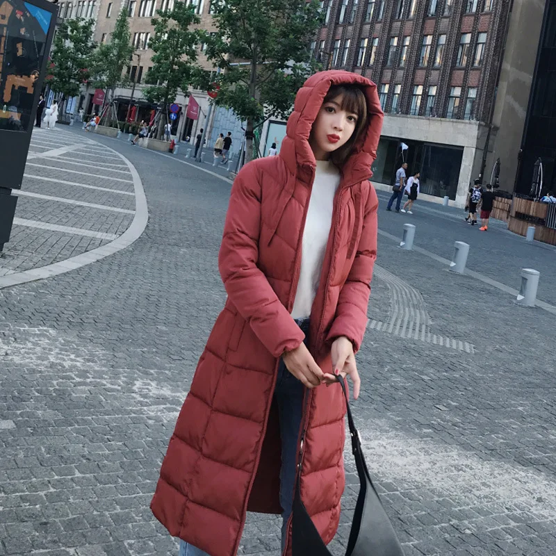 Winter Parkas  Down Coat Women 2022 Cotton Coat White Jackets Long Parka Oversize Korean Fashion Clothing Warm Jacket Feminina