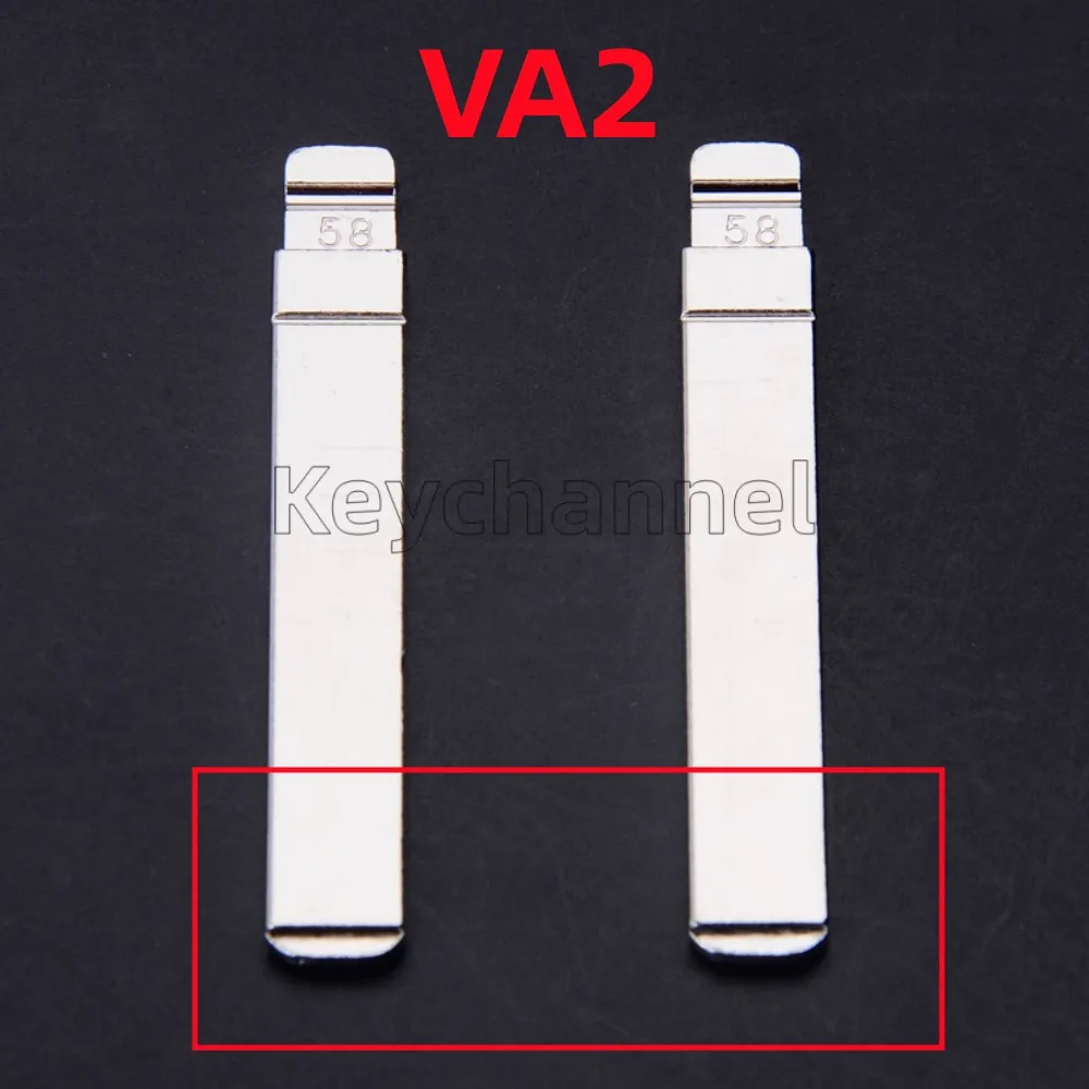 ckf3787ad001 Long VA2 Universal Car Key Blank with 58# KD Remote Blade – Pack of 5/10/20/30/50 – VVDI Flip Key Blade for PSA Peugeot Citroen Renault ckf3787ad001 Long VA2 Universal Car Key Blank with 58# KD Remote Blade – Pack of 5/10/20/30/50 – VVDI Flip Key Blade for PSA Peugeot Citroen Renault