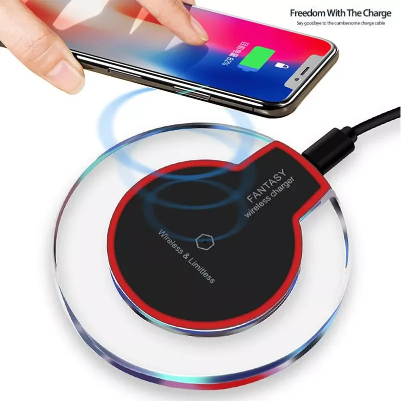 

Qi wireless charger Universal for Samsung S7 S8 Xiaomi mix2s Huawei Fashion Charging Stand For iPhone XS Max XR wireless charger
