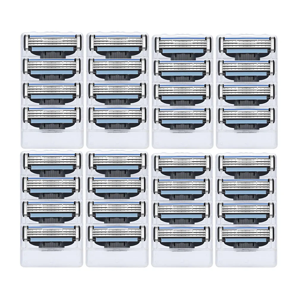 Shaver Razor Blades for Mens Face Care Suit for Mache3 Shaving Razor Cartridges Refills