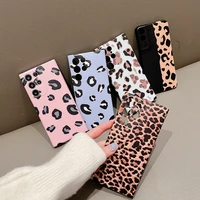 luxury leopard print phone case for samsung galaxy s10 20 21 plus s22 ultra note 9 10 plus note20u soft imd silicone cover