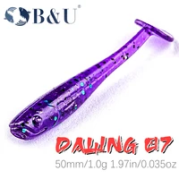 bu soft lure rock viber shad 35mm 50mm rock shiner fishing lures sea bait soft lure trout bream bait pesca