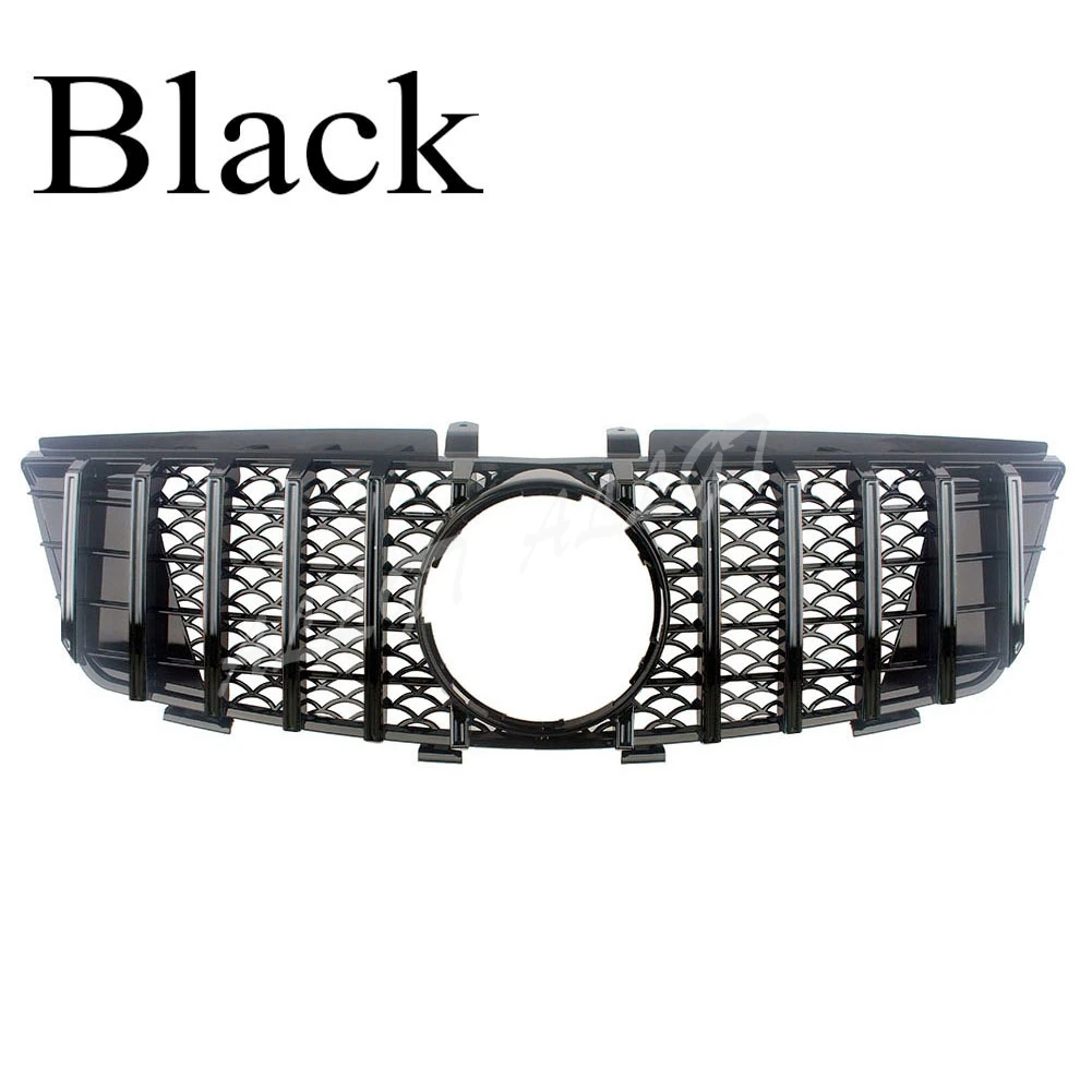 Передняя гоночная заготовка решетка бампера верхняя крышка для Mercedes-Benz W164 ML Class