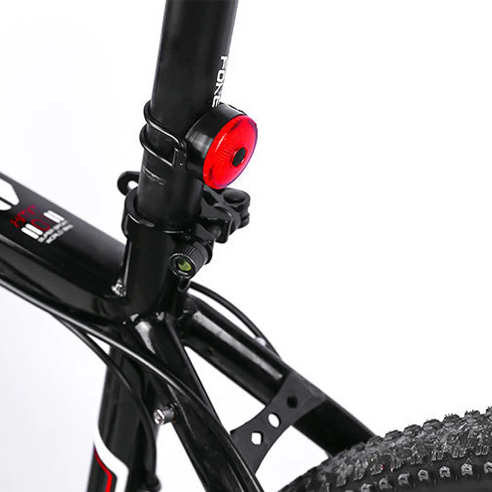 

Bicycle Cycling LED Taillight Bike Rear Light Lamp Brake Lantern 4 Colors USB Charging Outdoor Sports Backpack Warning Lights