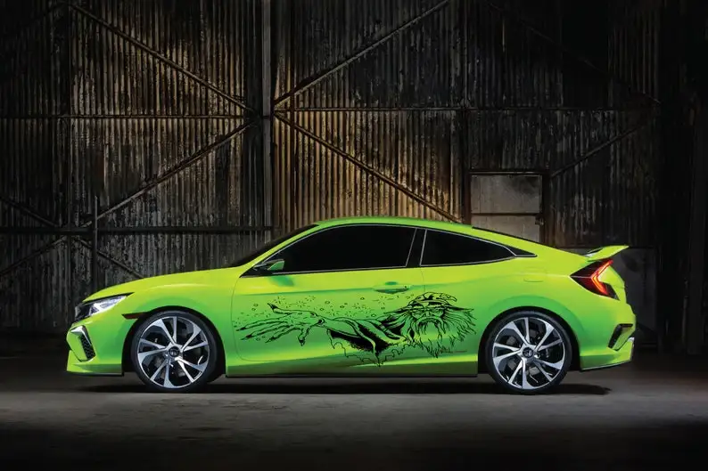 Волшебник ведьма волшебная палочка плащ волшебник тату гранж-дизайн племенная