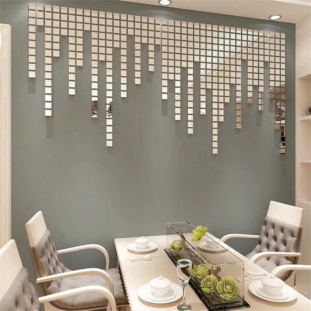 

Glass Mirror Sticker Mirror Stickers Home Hote Kitchen DIY Disco Ball Glass Glass Mirror Stickers Self-adhesive