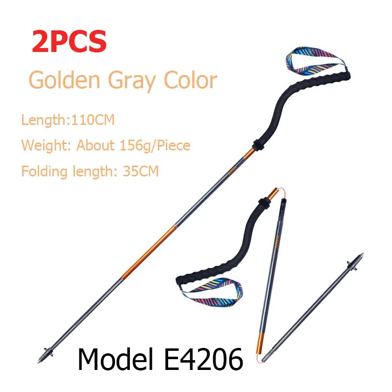 

Новая красивая Складная Треккинговая палка AONIJIE E4201 с прямой ручкой из алюминиевого сплава