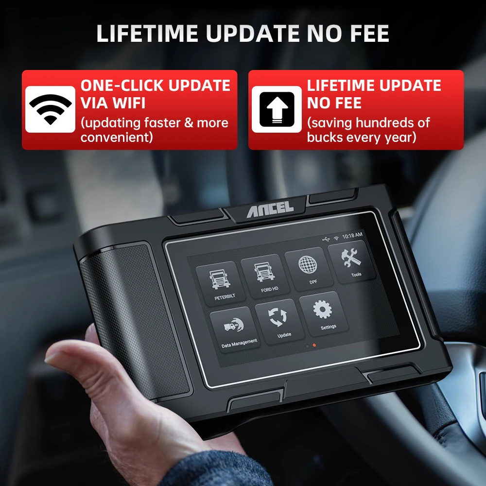 Диагностический сканер Ancel HD3100 Pro для тяжелых грузовиков OBD2 DPF инструмент