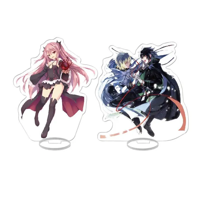 

Seraph of The End игрушечные фигурки Hyakuya Yuichiro Hyakuya Mikaela акриловая подставка Коллекция аниме периферийные милые настольные декоративные