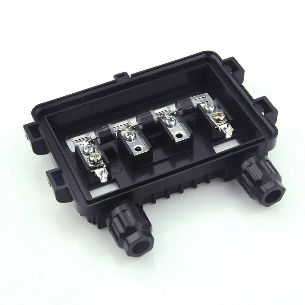 

10 Pcs 100W-180W PPO Junction Box Waterproof IP65 For Solar cable Connection