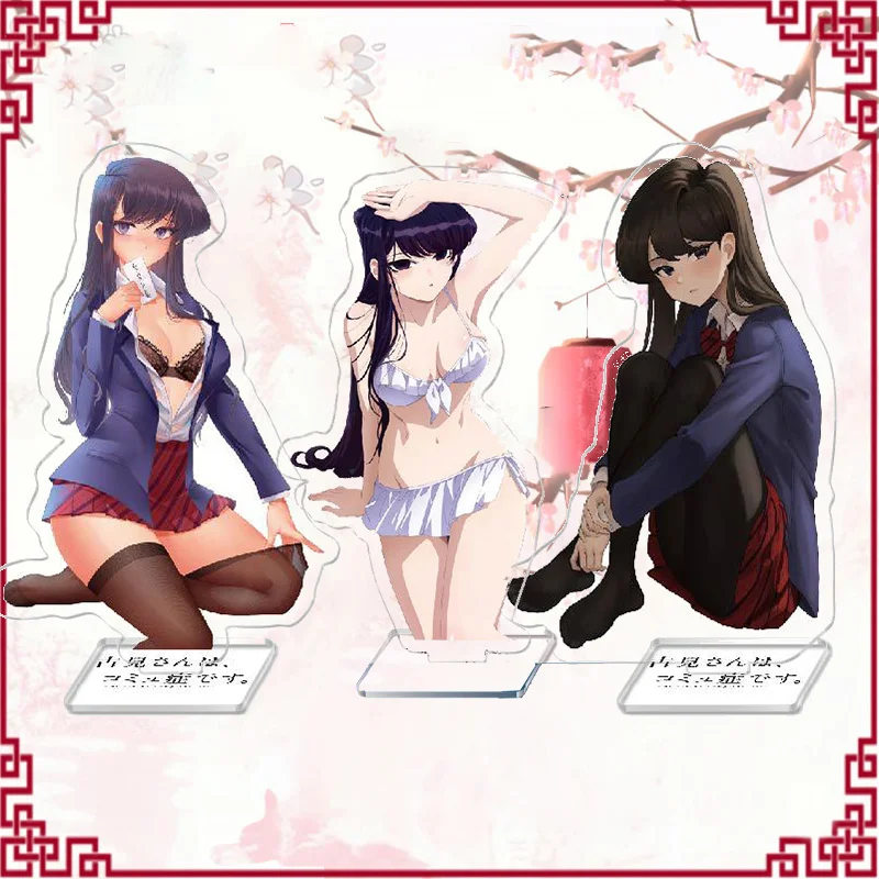 

Аниме Komi-san wa, Komyushou desu Komi не может общаться с Komi Shoko, акриловая подставка для фигуры, Настольная игрушка для косплея