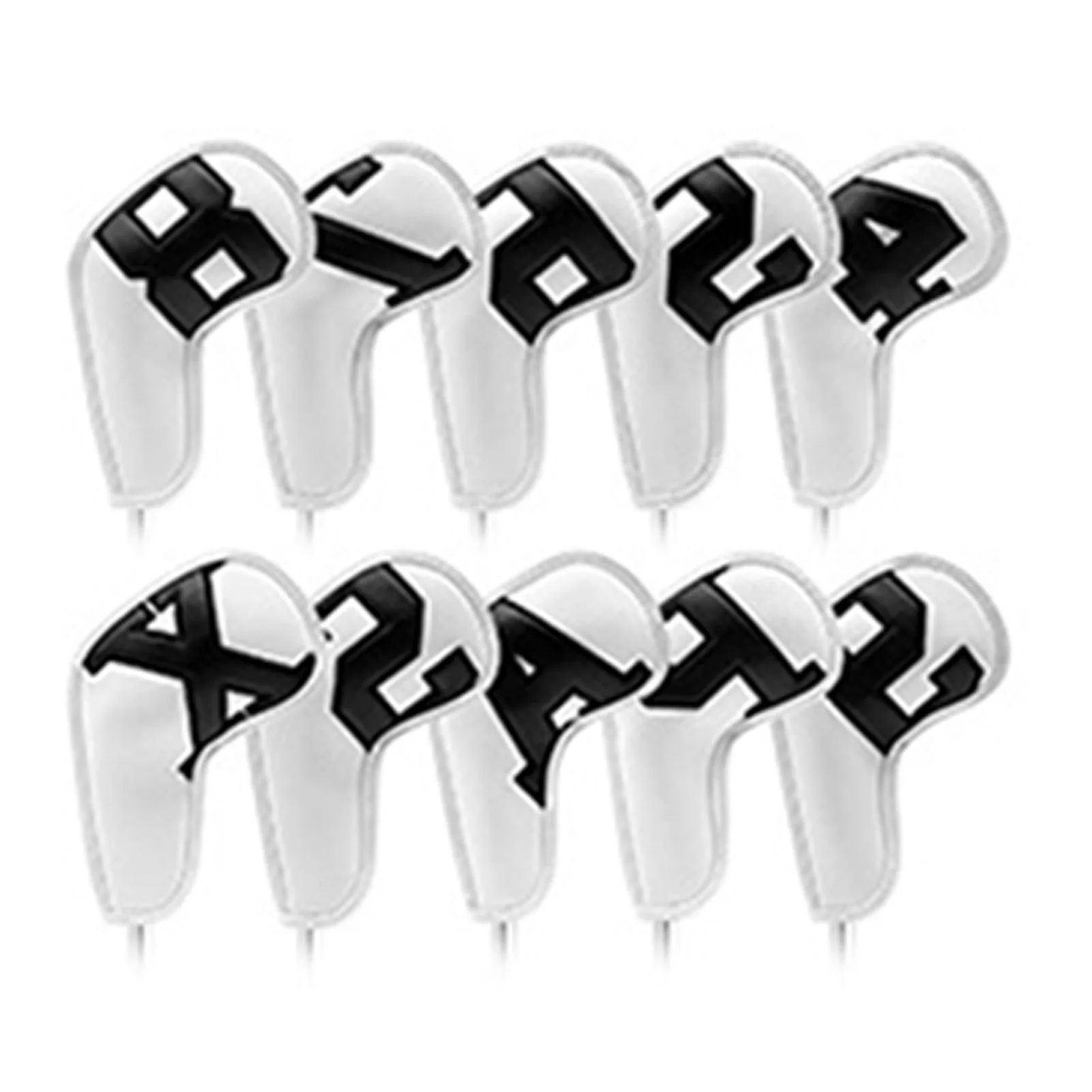 

10 шт., водонепроницаемые чехлы для гольфа, с градиентом