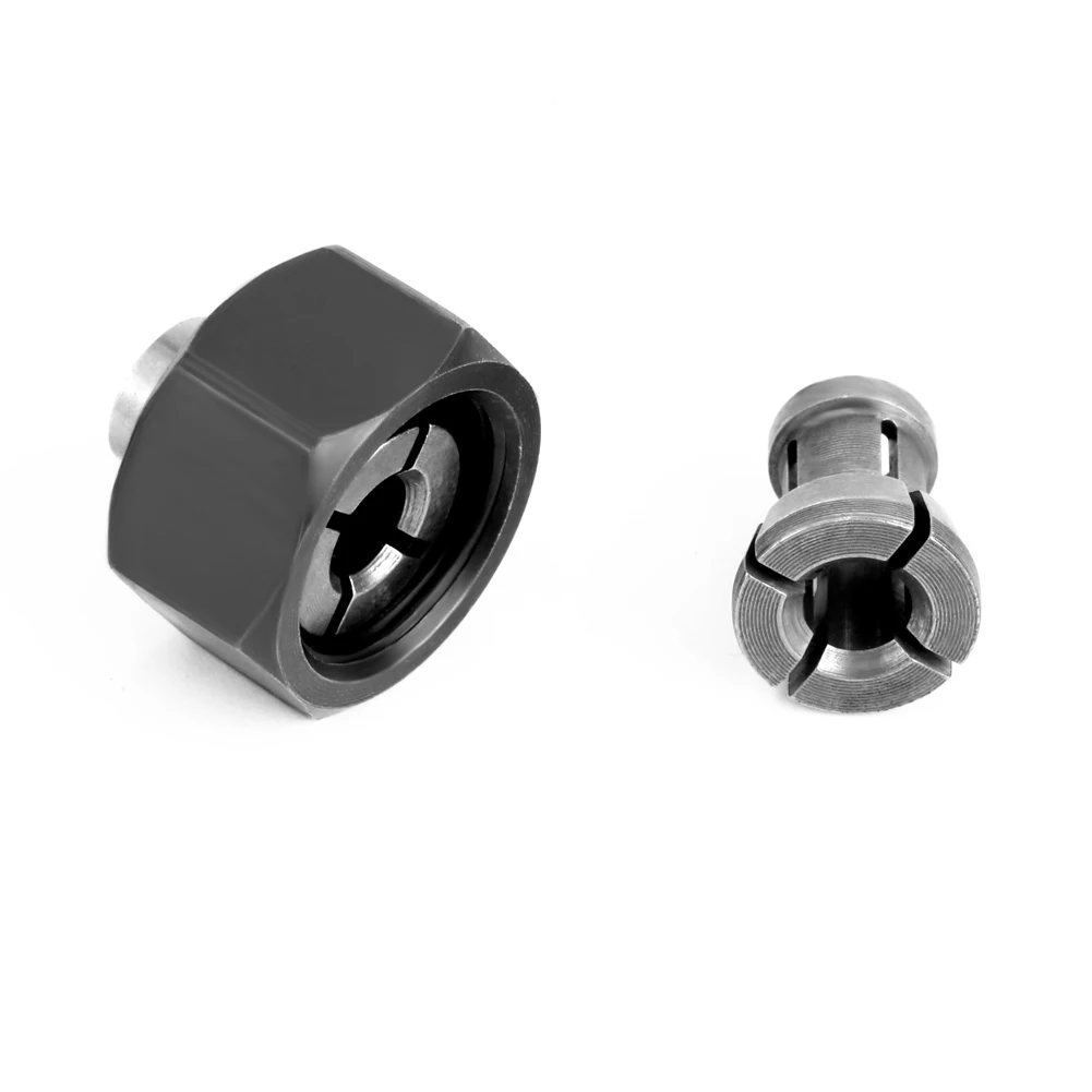 

1set M17 Collet Chuck Adapter With Nut 6/6.35/8/9.5/10mm Engraving Trimming Machine Electric Router Tool Accessories