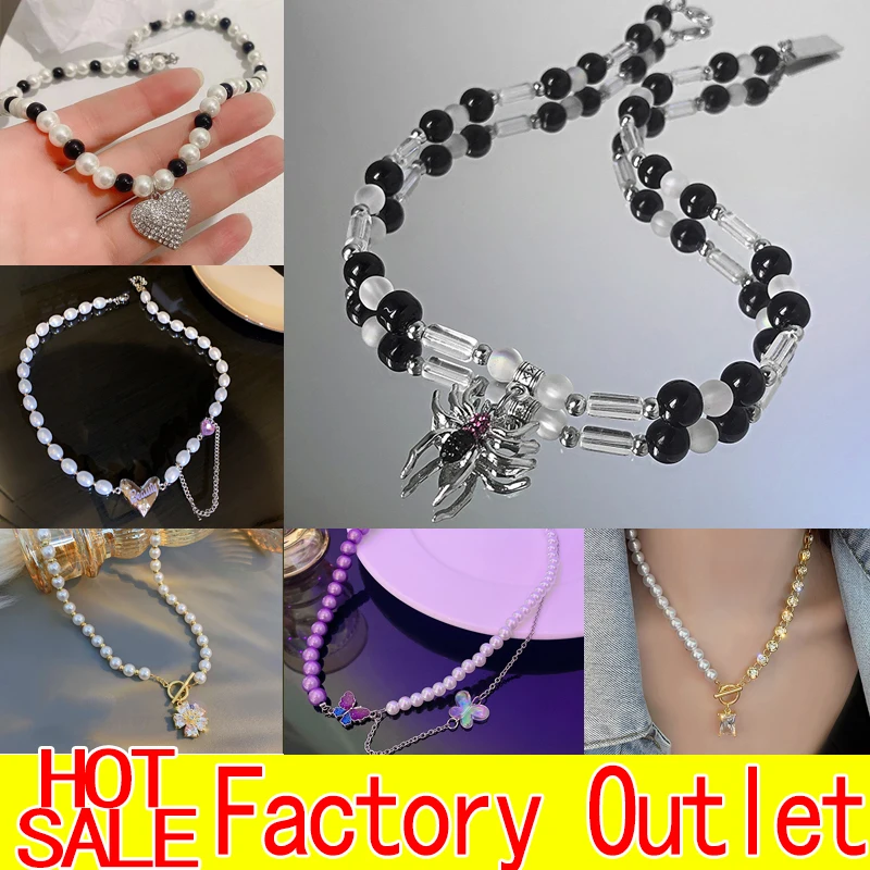 

Женская цепочка с подвеской в виде паука, в китайском стиле