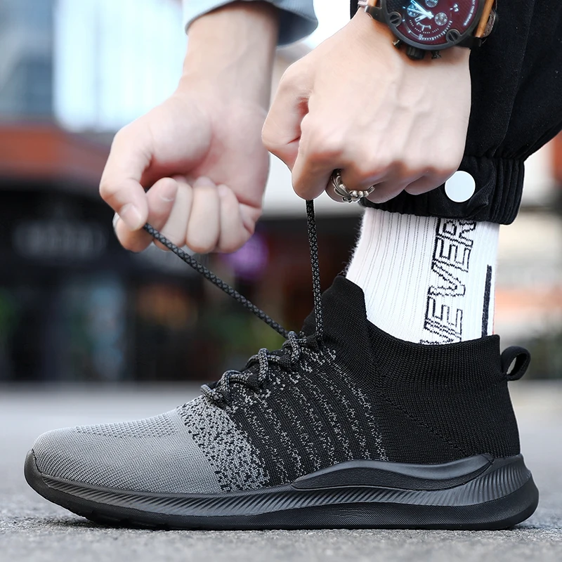 

Shoes for Men Mesh Lightweight Breathable Running Sneakers Male Footwear Soft Sole Comfortable Women Tenis Feminino Basket Femme