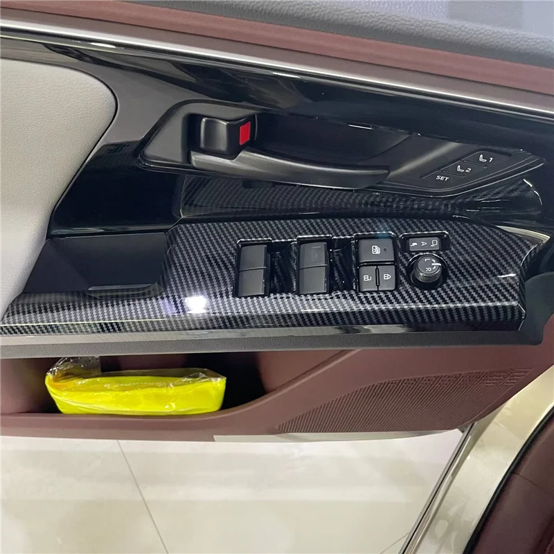 

Наклейка на переключатель из углеродного волокна ABS Window Gl Lift для Toyota BZ4X Pro 2022