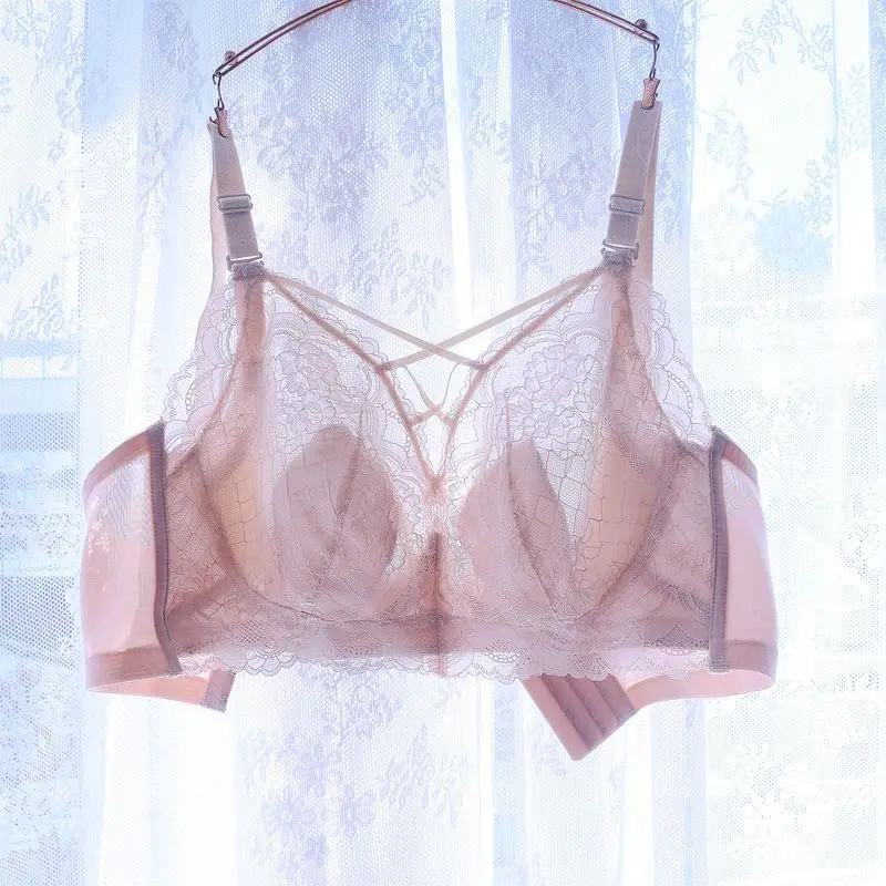 Женский кружевной комплект нижнего белья Ультратонкий с бюстгальтером на