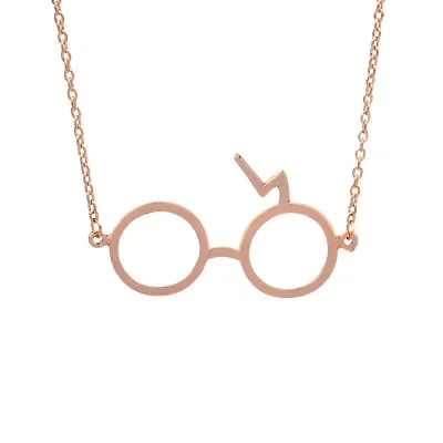 Harry Glasses Necklace Pendant Potters glasses Geek European and American movie Long chain necklace gift