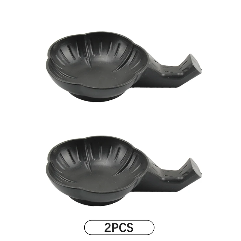 

2 Pcs Writing Room Calligraphy Supplies Plastic Ink Dish Inkstone Flower Design Chinese Calligraphy Practice Art Supplies