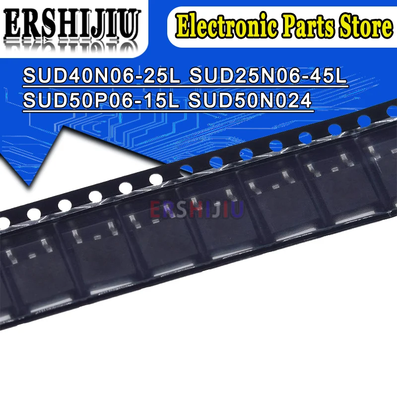 

10 шт SUD25N06-45L TO-252 SUD40N06-25L 50N024 SUD50P06-15L TO252 25N06 40N06 50N024 50P06 SMD чипсет