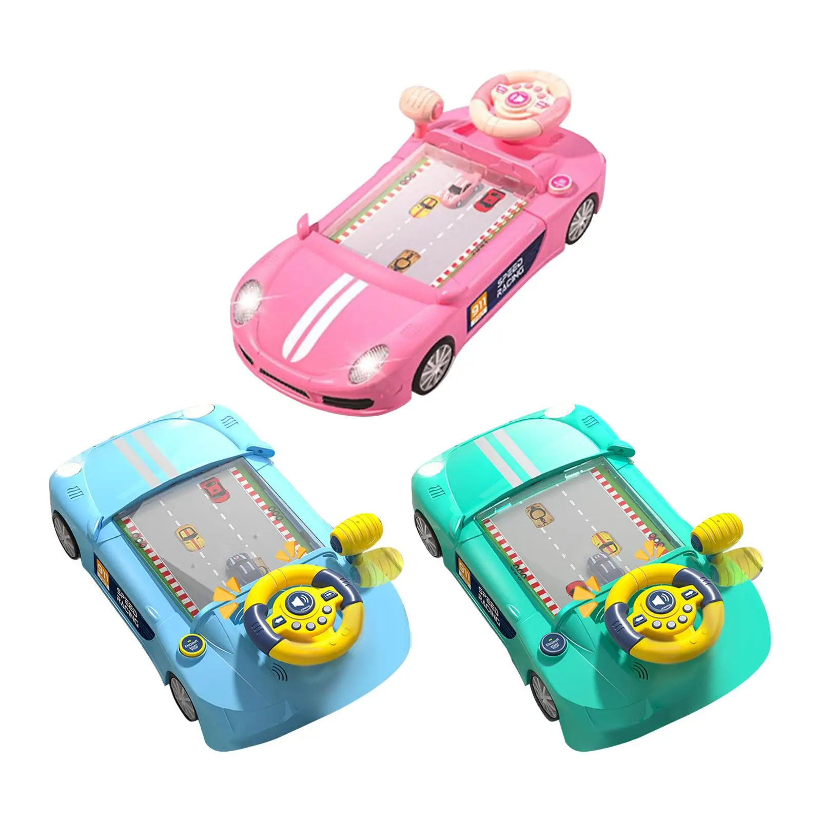 

Car Steering Wheel Kids Gift Development Musical Toy Sounding Toy for 3 Years Old and up Boys Children Pretend Play