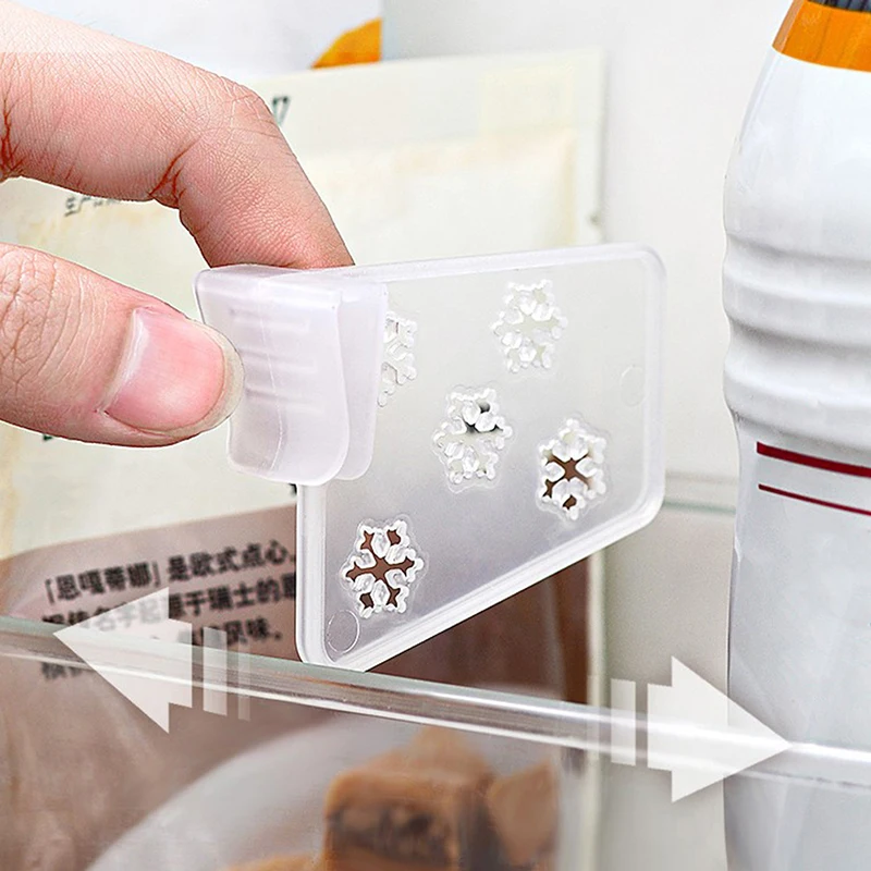 

4pcs Refrigerator Classified Storage Transparent Partition Board Dividers Multi-Functional Refrigerator Separator