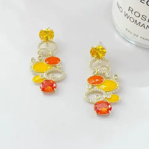 Bilincolor серьги-капельки из кубического циркония