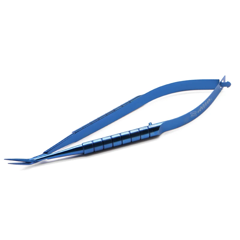 

Ophthalmic Instruments Microscopic Capsule Scissors Membranous Endophthalmic Scissors 12.5cm Capsule Scissors