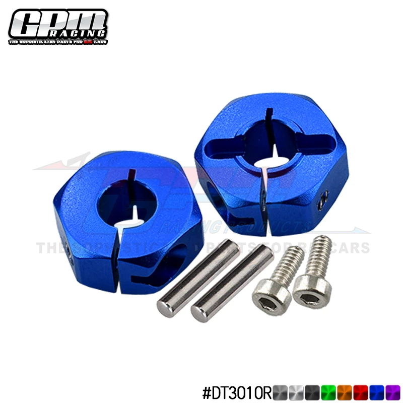 АЛЮМИНИЕВЫЙ шестигранный АДАПТЕР ЗАДНЕГО КОЛЕСА GPM для TAMIYA-DT-03