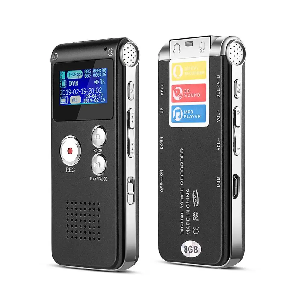 650hr Dictaphone 3d Stereo Mp3 Music Player