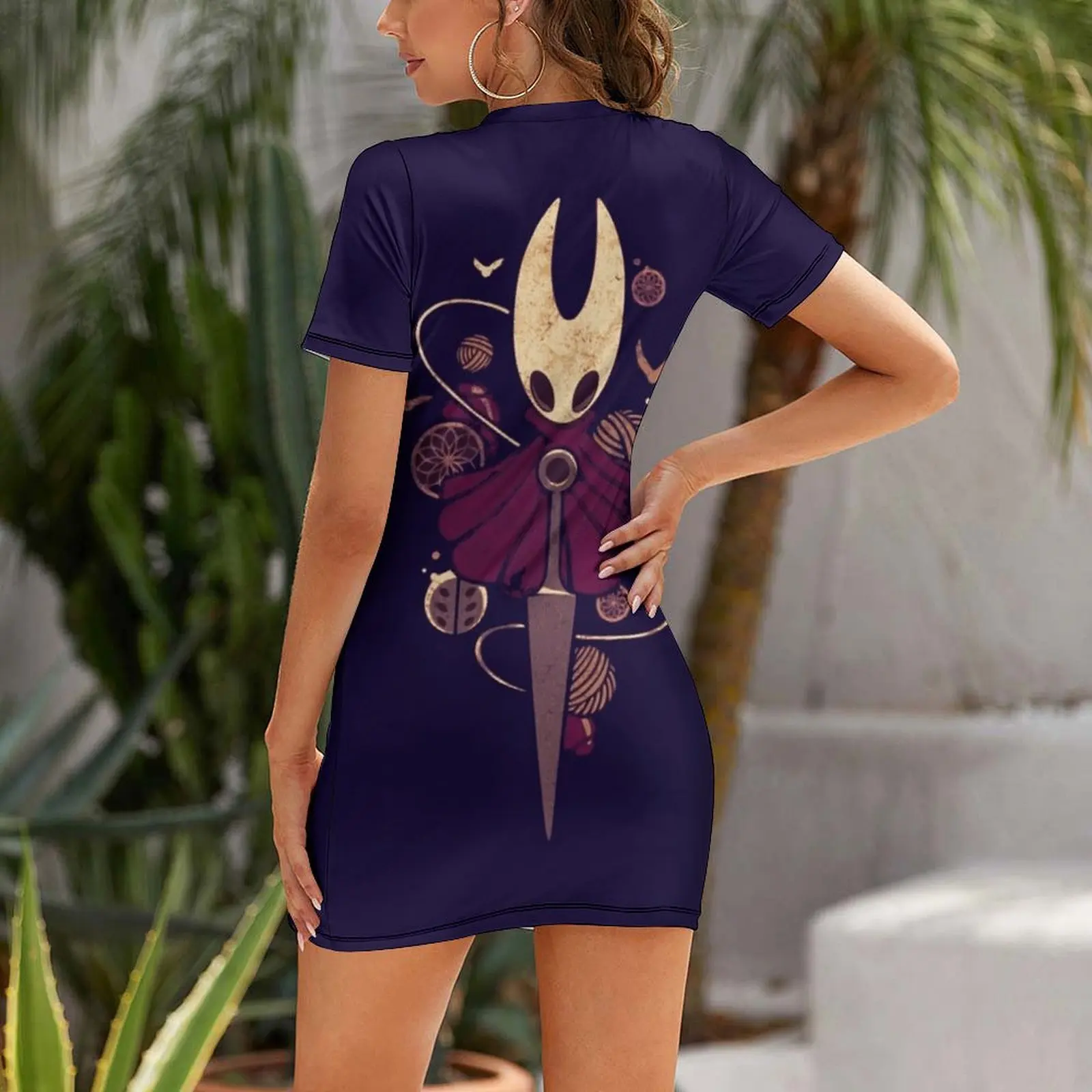 Silksong Hollow Knight Hornet Bug платье с короткими рукавами для видеоигр роскошное женское