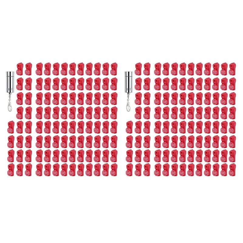 

Новый-200 шт. Красный 6 мм защитный ярлык стоп-замок крючок безопасности крючок съемный ключ Антивор стоплок