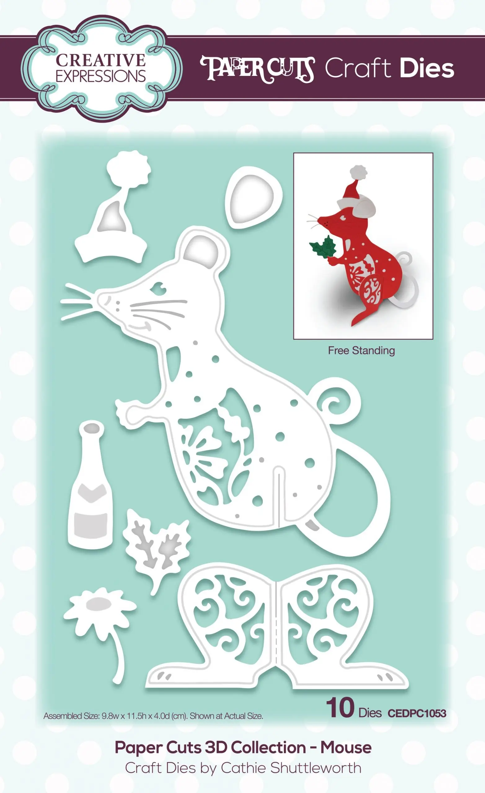 

Paper Cuts 3D Mouse Craft Metal Cutting Dies For Diy Scrapbooking Crafts Maker Photo Album Template Handmade Decoration