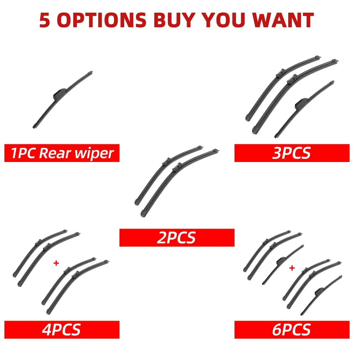 Щетки стеклоочистителя Передние Задние для Maserati Levante 2016-2020 2016 2017 2018 2019 2020 3 шт.