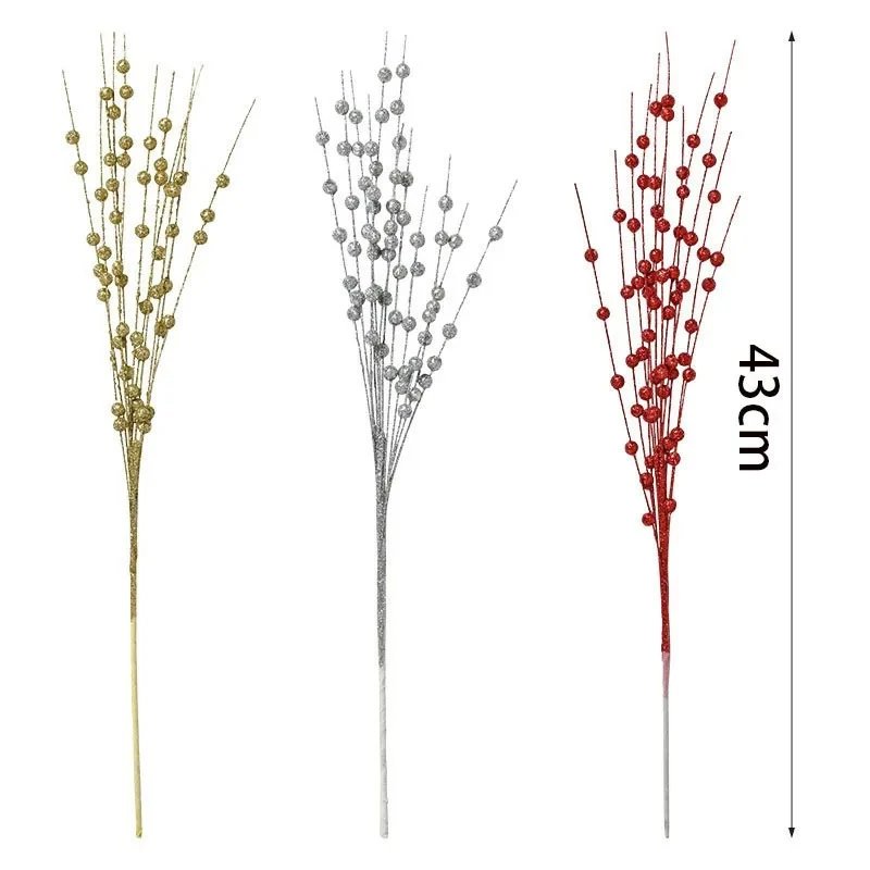 43 см искусственные цветы из пенопласта золотой блеск букет рождественских