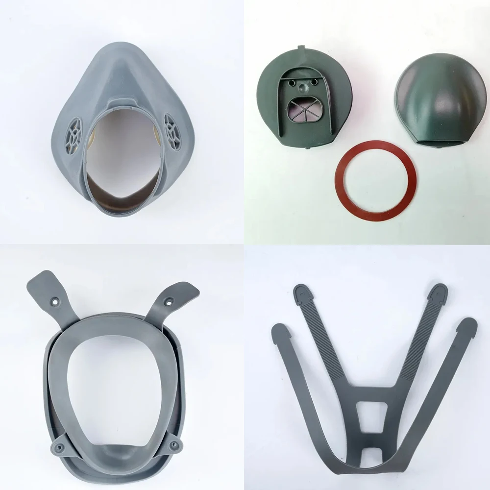 Оригинальная маска с фильтром HD 6898 и головным убором для противогаза 3M 6800