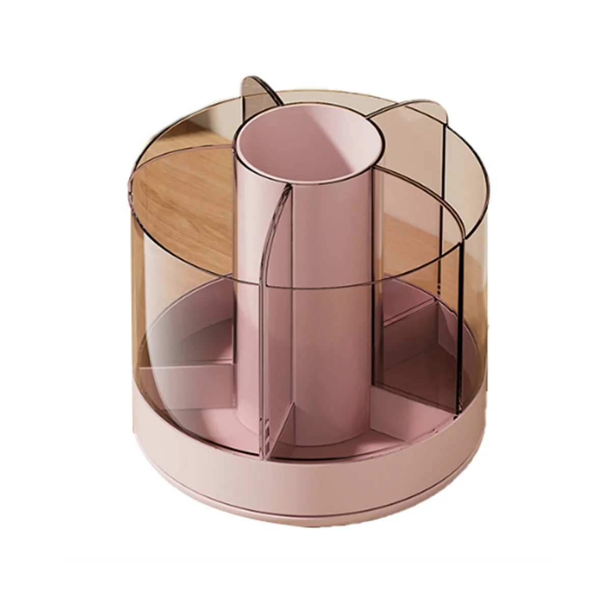 Holder For Paint Brush Crayon Markers Pink