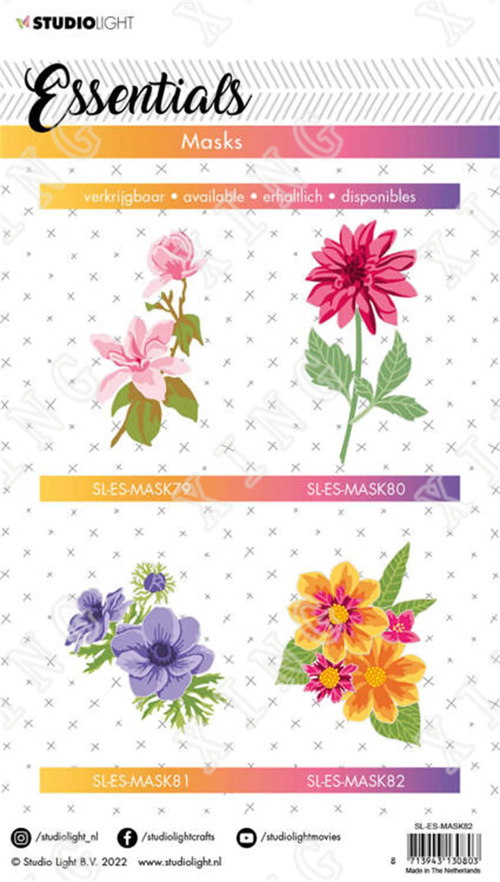 Новинка трафареты Anemone Dahlia Цветочная Магнолия для рисования своими руками | Дом и