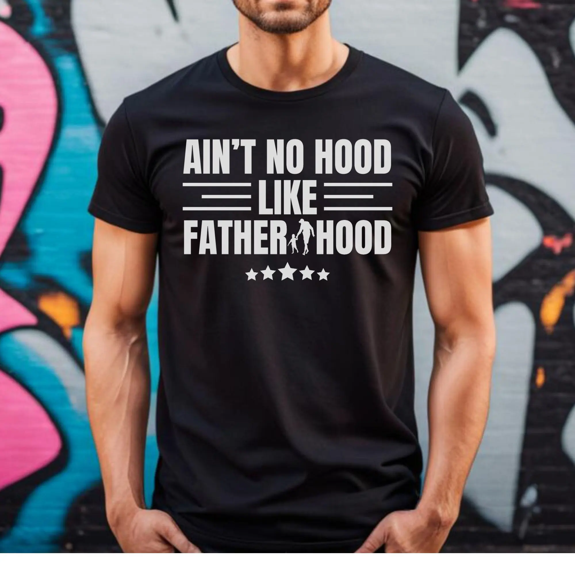 Футболка Не нет капюшона как отецство забавная футболка для папы на день отца