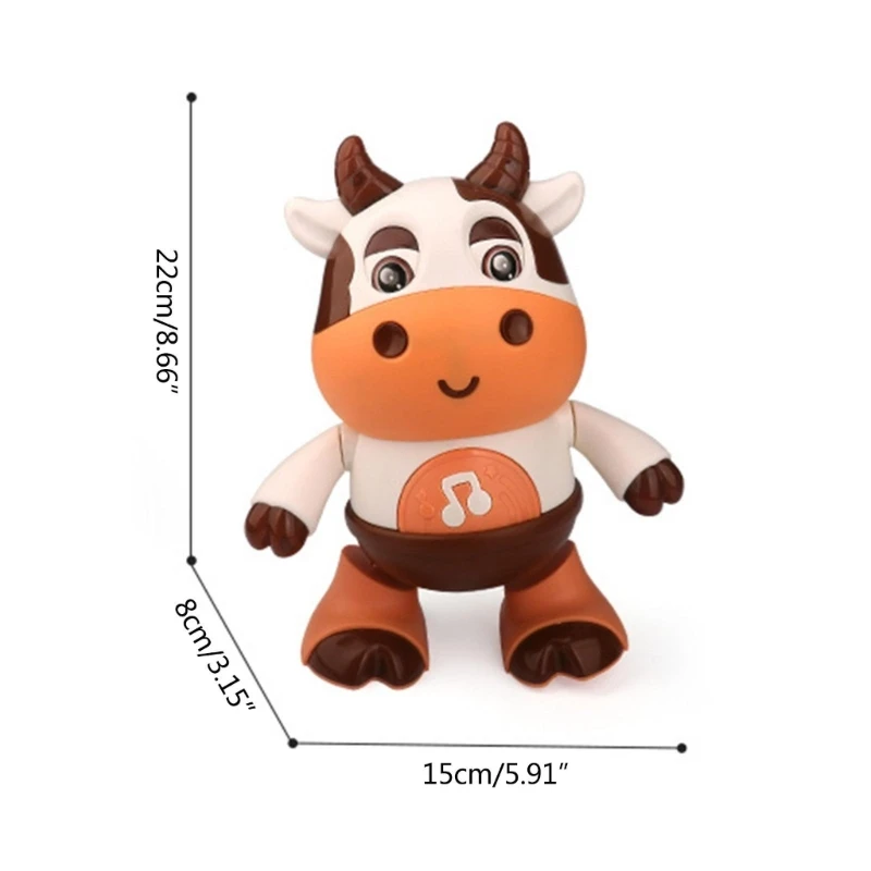 Игрушка для ходьбы крупного рогатого скота детей танцующая игрушка-робот с