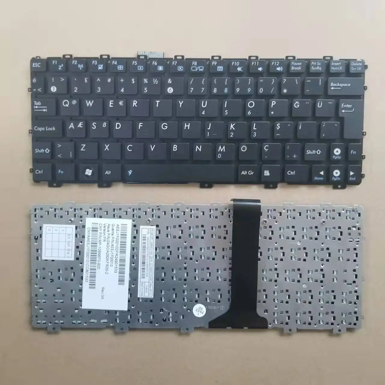

Новинка для Asus EeePC EPC 1015e 1015p 1015pe 1015ped 1015peg серия турецкая Клавиатура для ноутбука TR черная без рамки