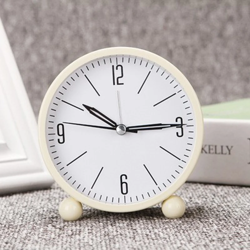 

Creative Small Alarm Clock For Students With Children's Special Boys And Girls Early Education Clocks Cute Cartoon Desktop Clock