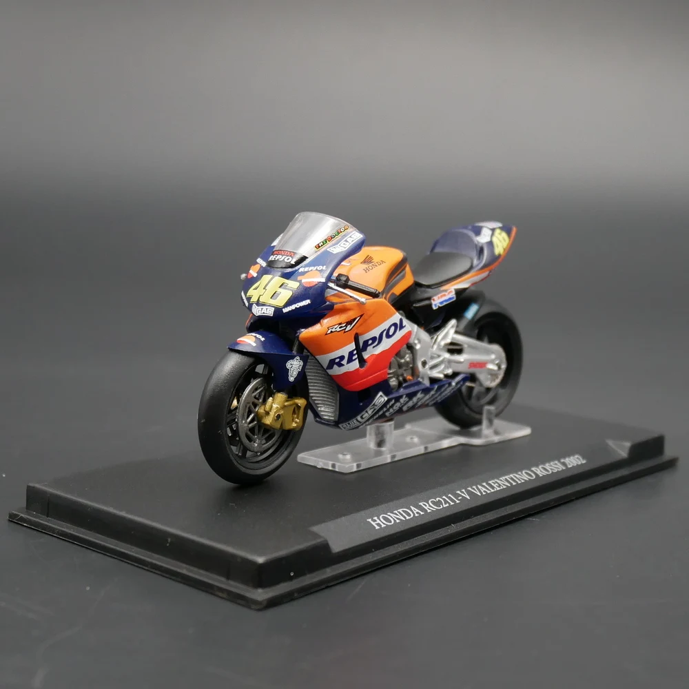 

Ixo масштаб 1/24, металлическая игрушка, модель мотоцикла Honda RC211V Valention Rossi 2002